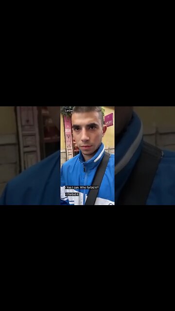 Just some more Ultra-Nationalist telling people what language to speak in Lviv, Ukraine