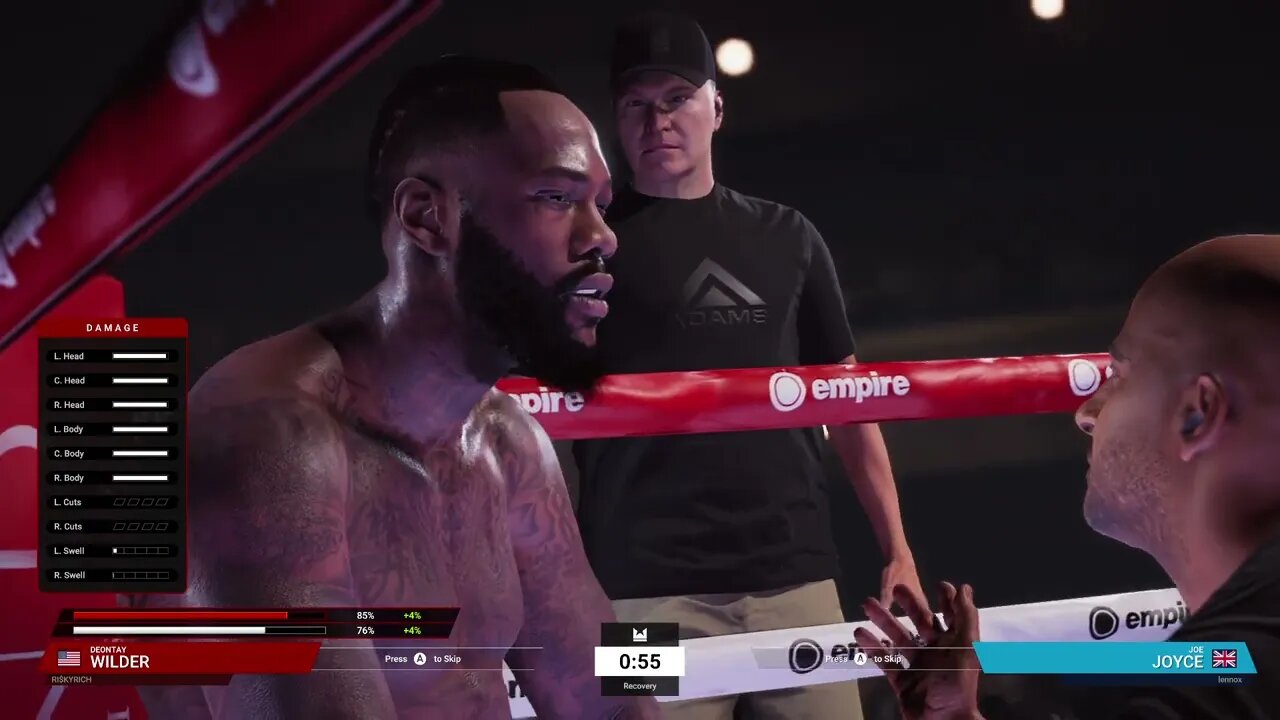 Undisputed Online Gameplay Deontay Wilder vs Joe Joyce 2