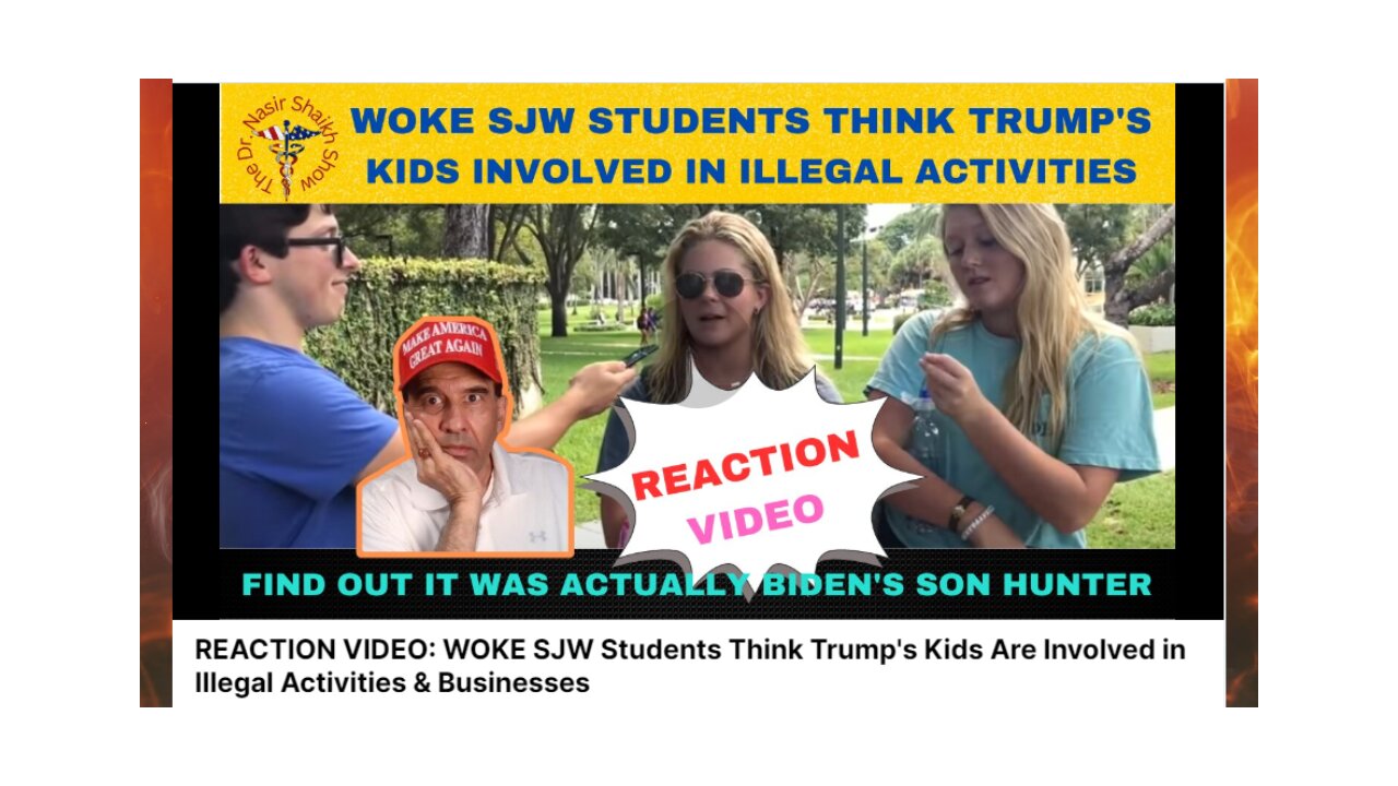 WOKE SJW Students Think Trump's Kids Involved in Illegal Activities & Businesses