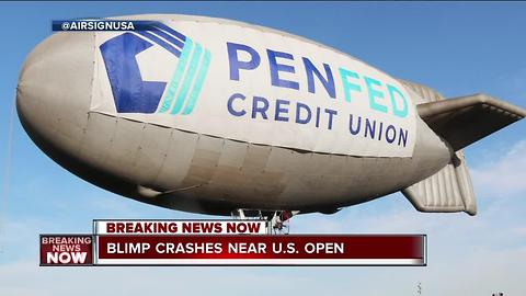 Advertisement company addresses blimp crash