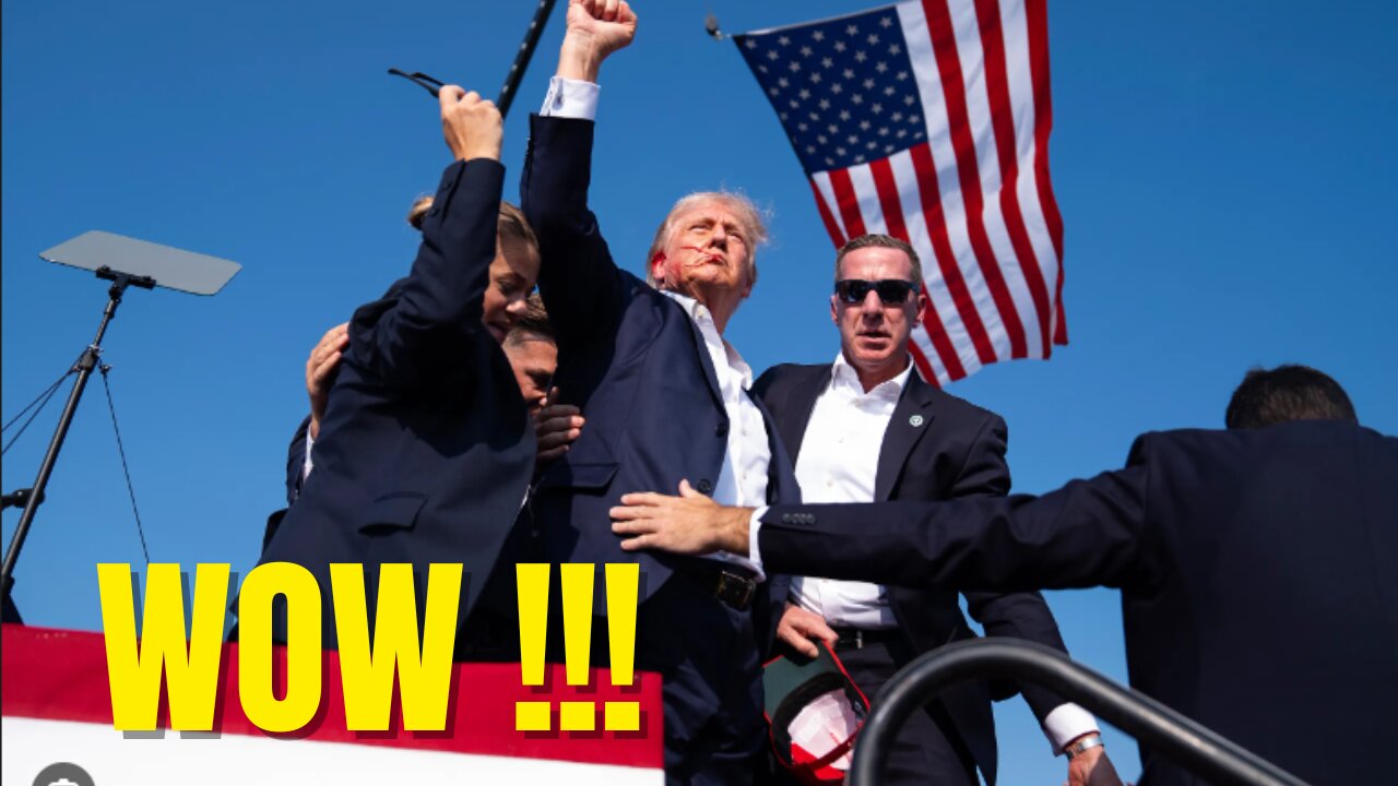 DONALD TRUMP's Attempted Assassination in Pennsylvania during rally They Want Him Gone!!