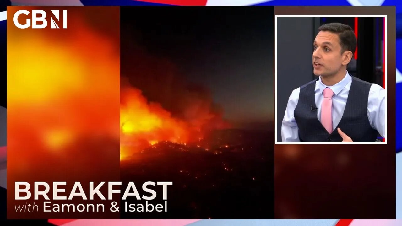 Greece wildfires: Rhodes and Corfu have 'turned into a tinder box' | Weather journalist Nathan Rao