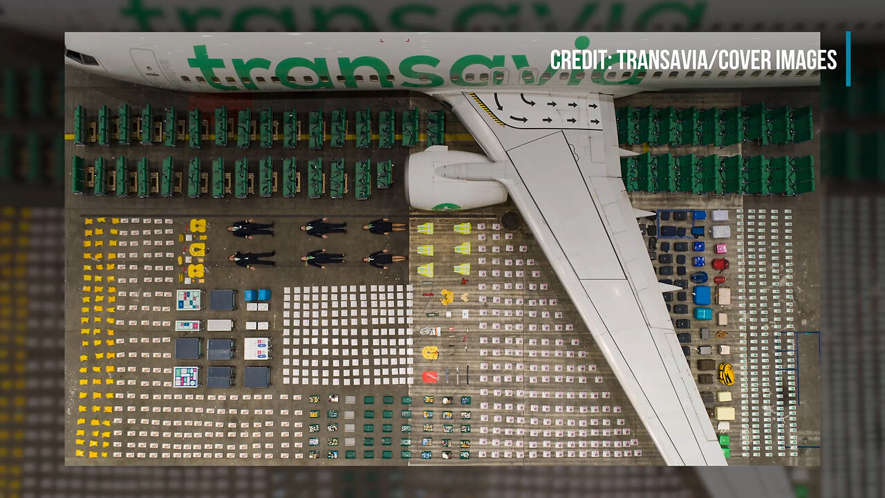 This Wins Tetris Challenge: Whole Passenger Airplane Is Put On Display