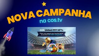 NOVA CAMPANHA NA COS.TV # GANHE NFT DA COPA #COSUnited PFP NFTs