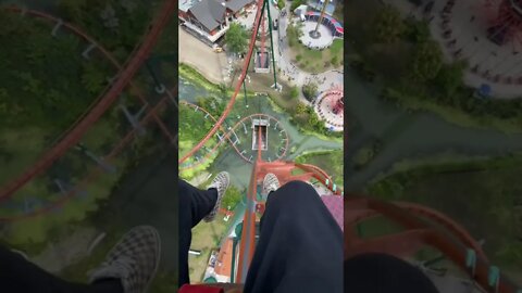 SCARY Rollercoaster!!! #shorts #views #viral #viralvideo #youtubeshorts #shortsfeed #subscribe