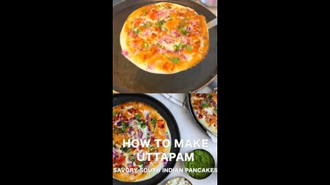 how make uttapam