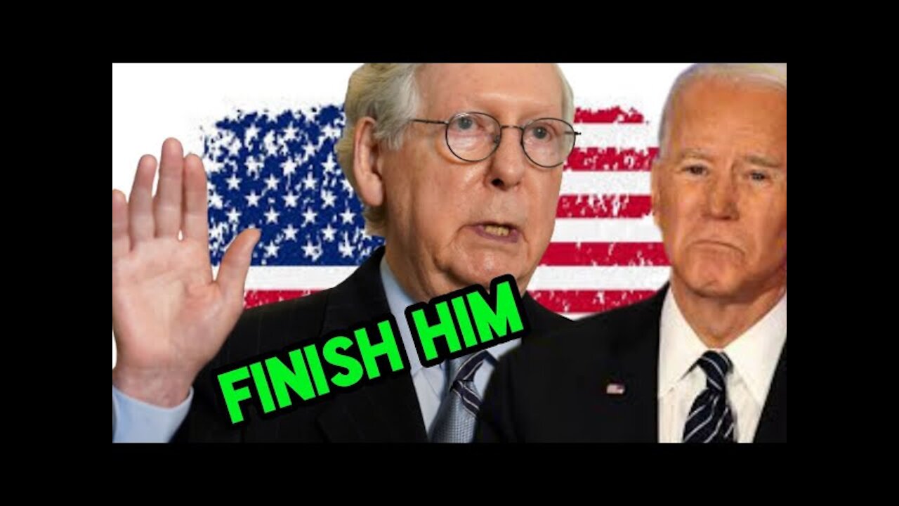 Experienced Republican congressman Mitch McConnell WIPES THE Floor with Forgetful Joe Biden