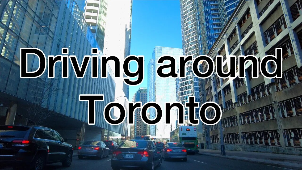 Driving around Downtown Toronto - Kannada Travel Vlog