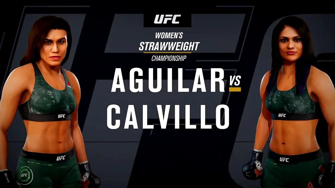 EA Sports UFC 3 Gameplay Cynthia Calvillo vs Jessica Aguilar