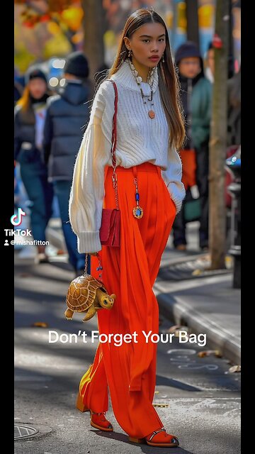 Don’t forget your bag if you stop to stare