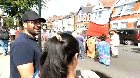 Hindu Festival Celebration Southall London UK