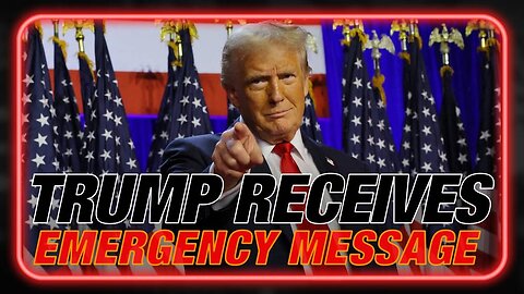 President Trump Receives An Emergency Message From Alex Jones Concerning The Future Of Our