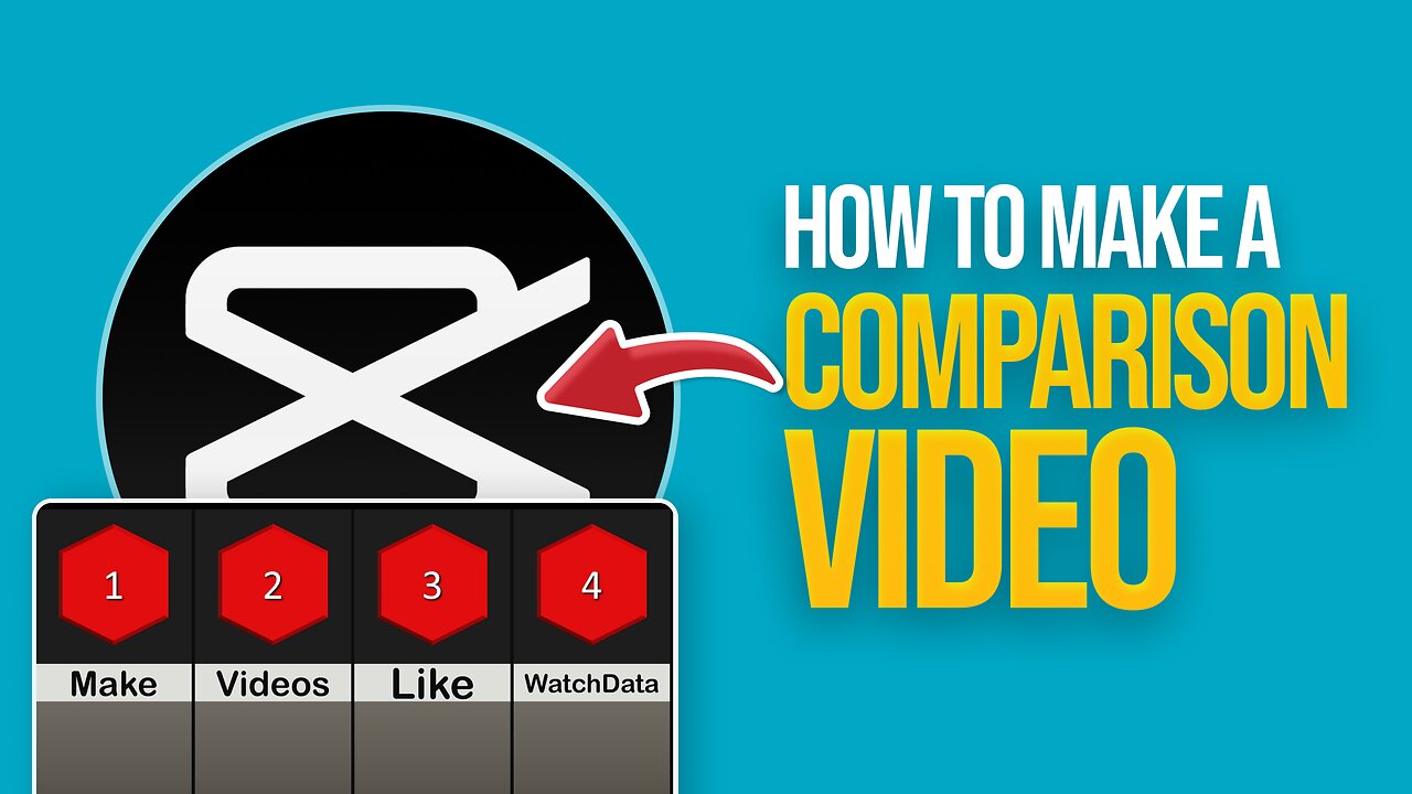 How to make a Comparsion Video in Capcut PC & Mac (2024) Easy Tutorial