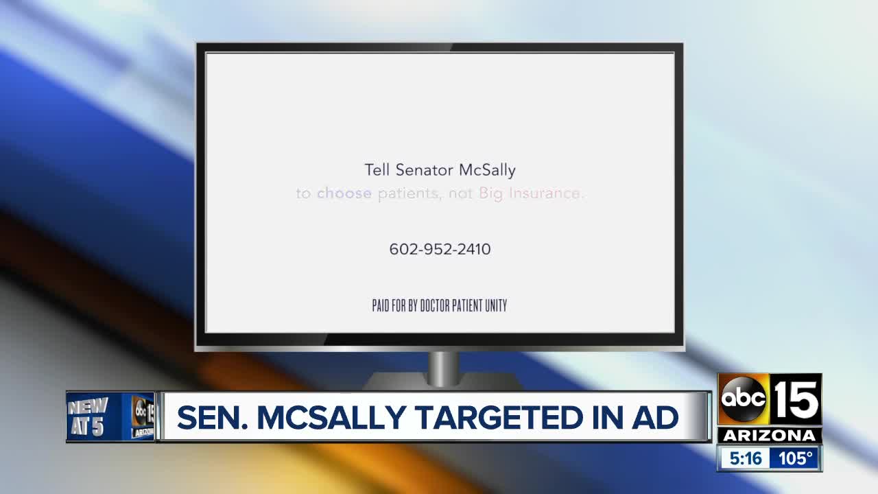 Senator McSally targeted in new ad