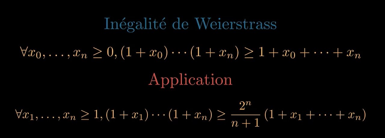 Inégalité de Weierstrass