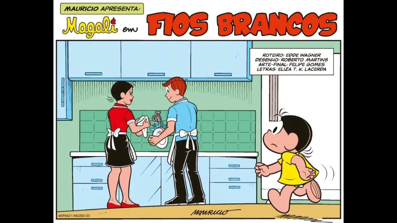 Magali em-Fios brancos | Gibis do Rapha 2