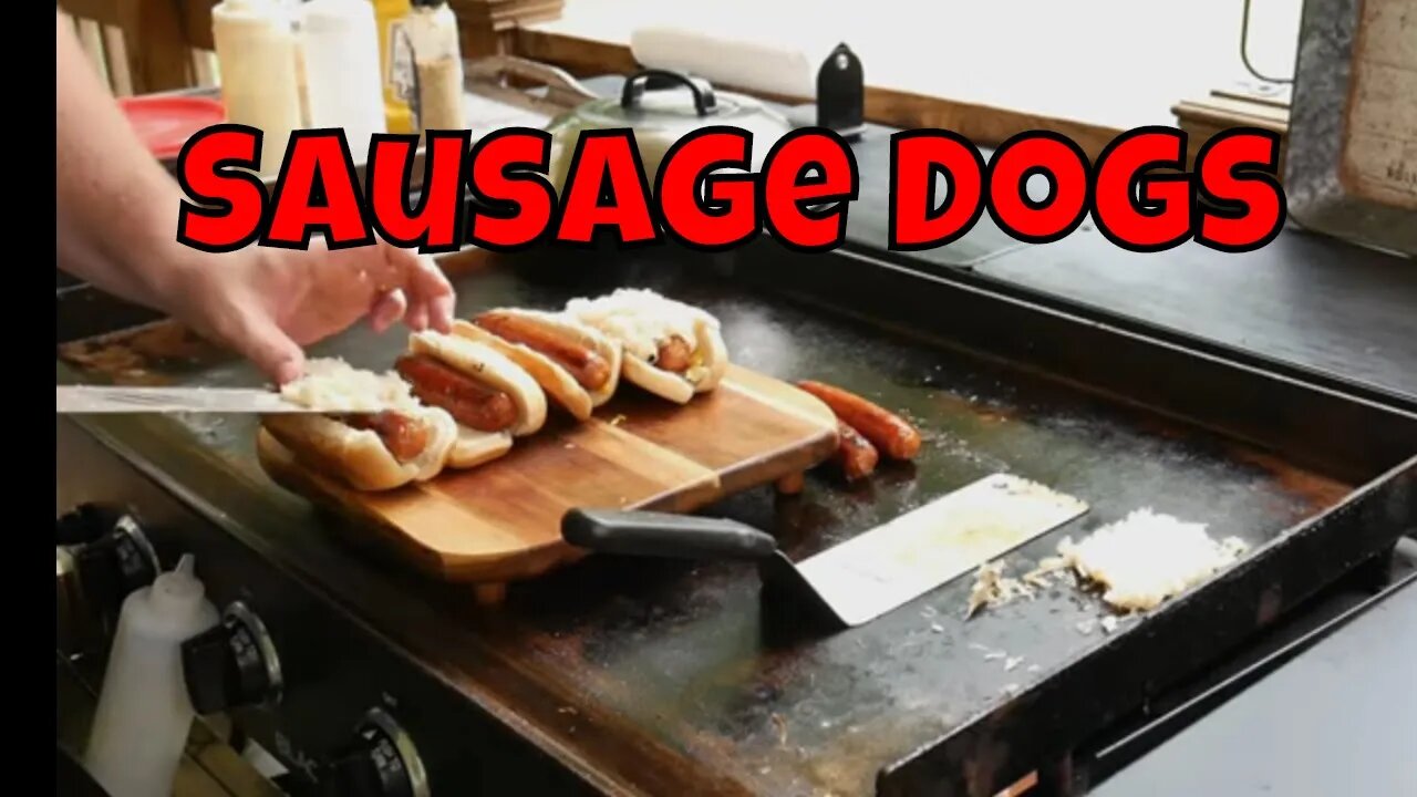 Sausage Dogs - Easy Blackstone Griddle Recipe