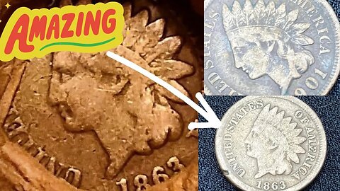COIN ROLL HUNTING I FOUND 1863 CIVIL WAR PENNY IN MYSTERY ROLLS!