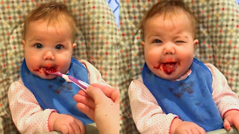 Cutest and Funniest Baby Eating Moments