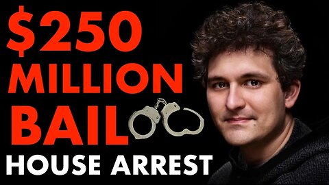 SBF GOES FREE | $250 Million Bail | #Bitcoin + Stocks Tumble 📉