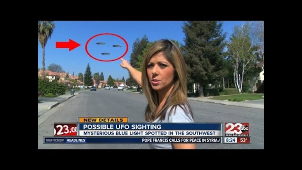 UFOs Caught On Live Broadcast