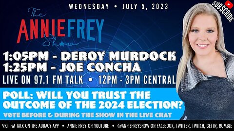 📻 Cocaine White House, Election Confidence, Trump/DeSantis • Annie Frey Show 7/5/23