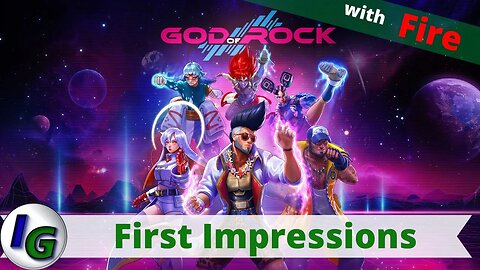 God of Rock First Impression Gameplay on Xbox with Fire