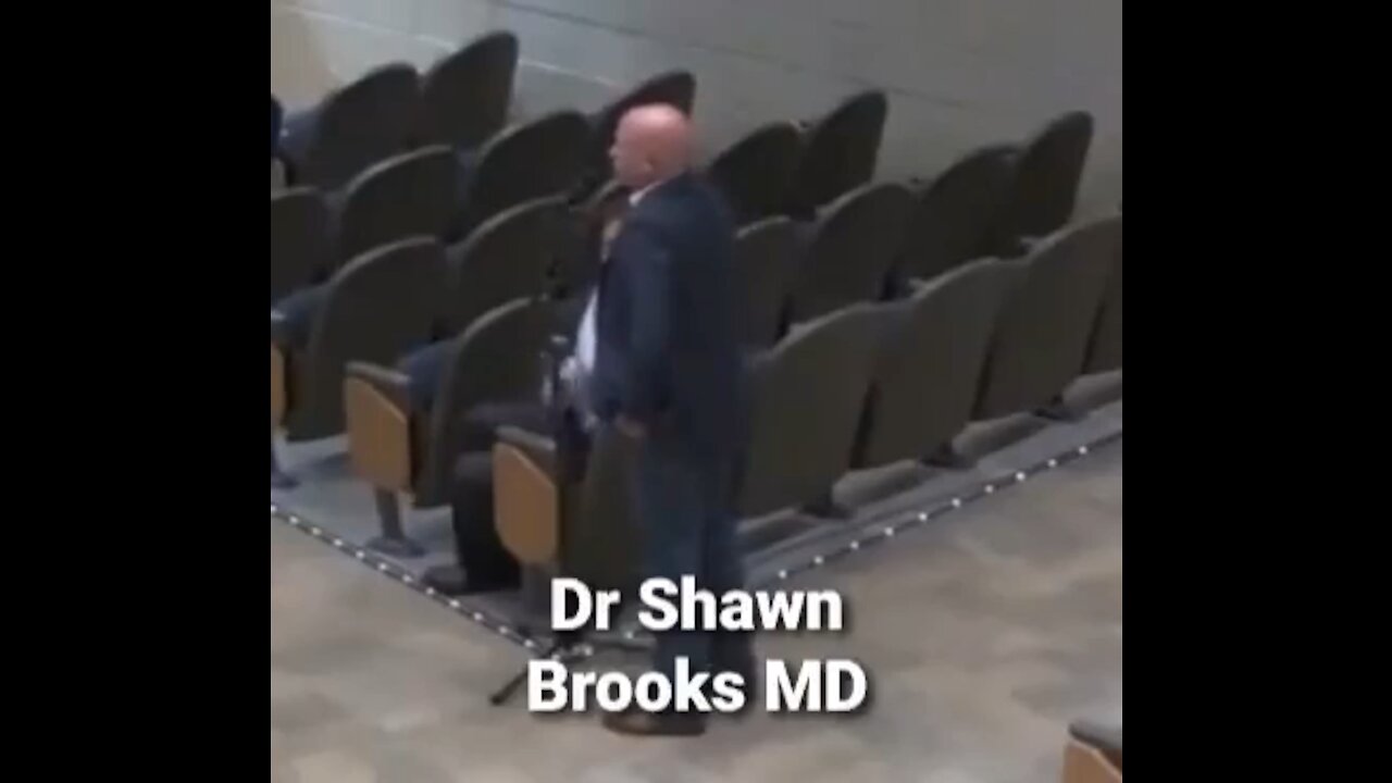 Dr Shawn Brooks. COVID Speech MUST WATCH