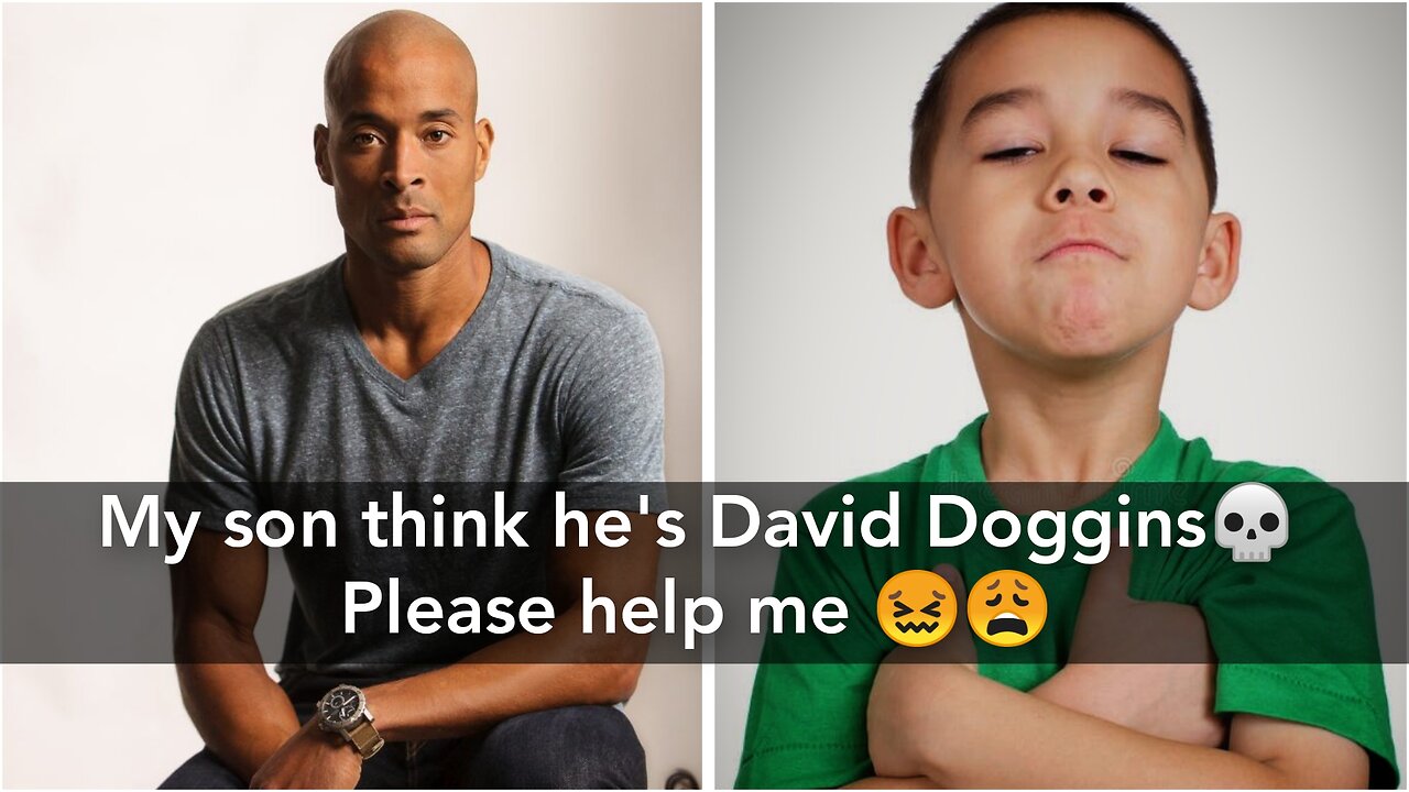 my son think he's david Goggins 🫡and I don't feel safe 🫣😥around him anymore