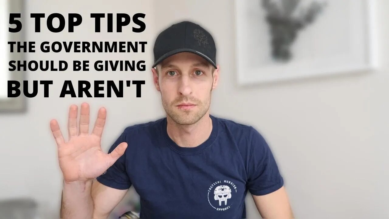 5 TOP HEALTH TIPS THE GOVERNMENT & MEDIA SHOULD BE GIVING BUT AREN'T