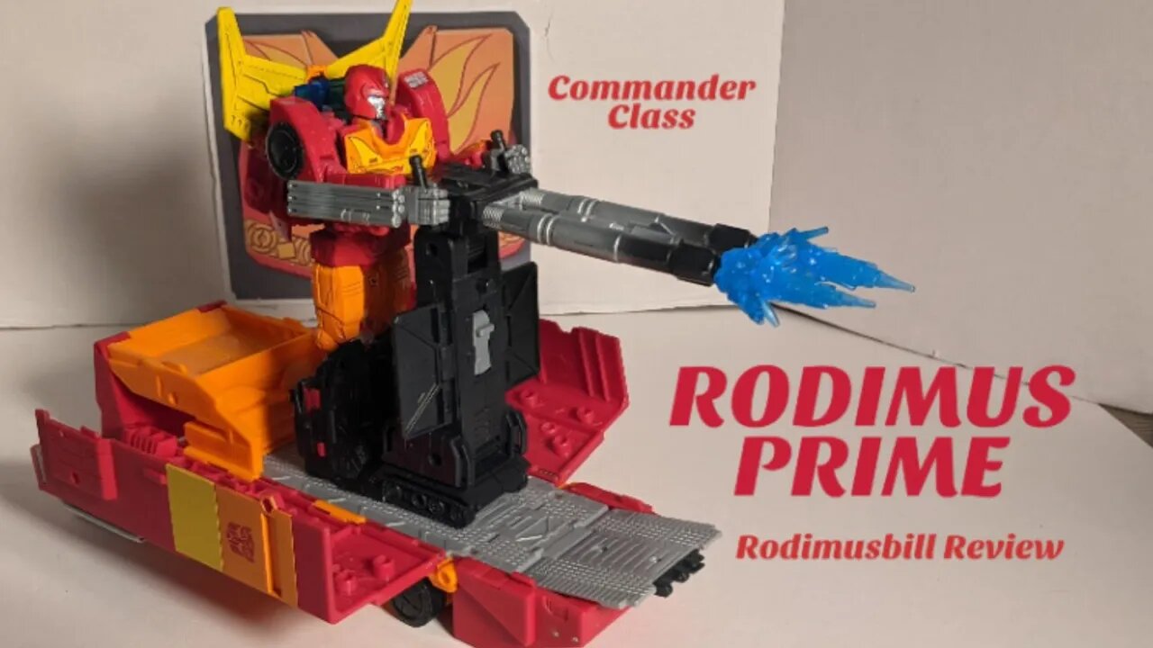 "Arise Rodimus Prime" Kingdom Commander Class RODIMUS PRIME Transformers WFC Review by Rodimusbill