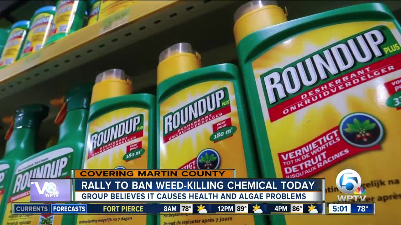 Rally to ban weed-killing chemical glyphosate held today