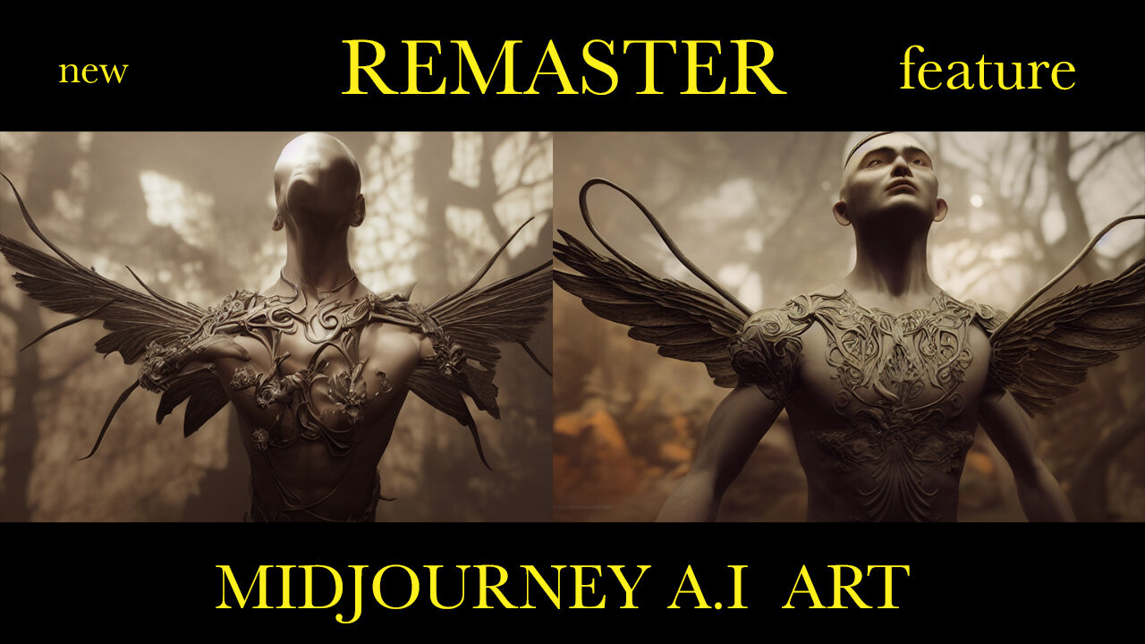 Midjourney AI Art..Remastered feature