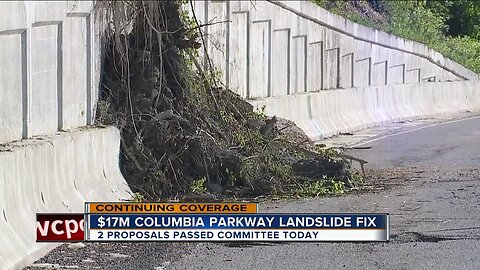 $17 million Columbia Parkway landslide fix