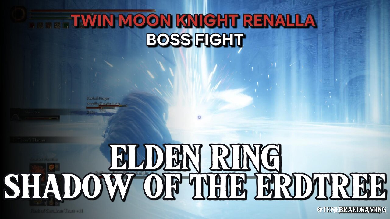 RENALLA TWIN MOON KNIGHT #eldenring #shadowoftheerdtree #BOSSFIGHT