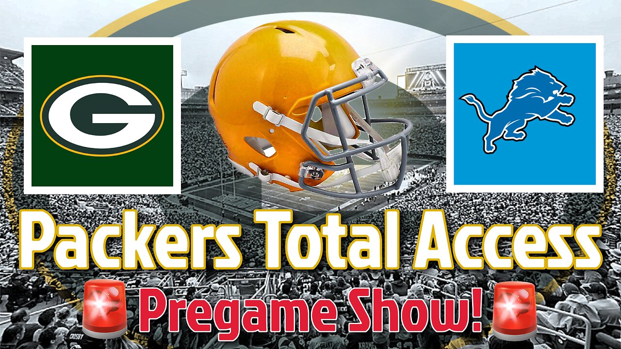 Green Bay Packers Detroit Lions LIVE Pregame Show
