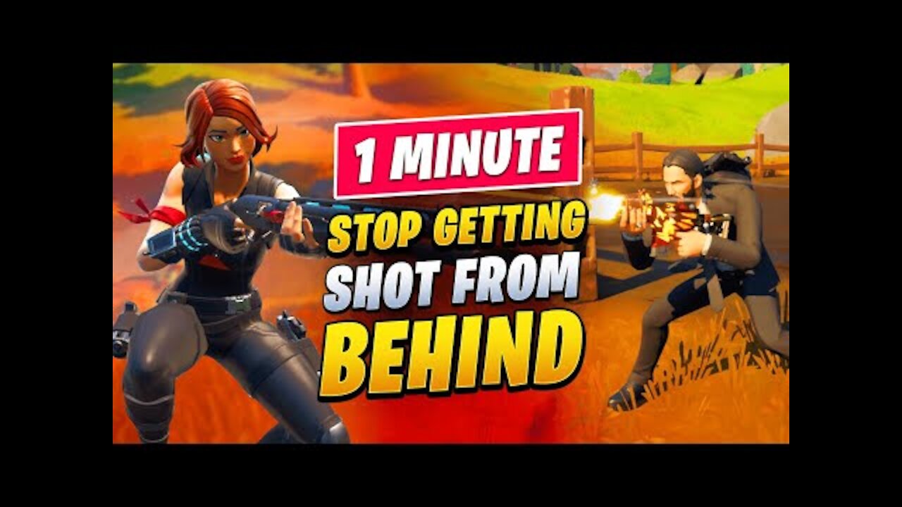 NEVER DIE FROM BEHIND AGAIN With This SIMPLE TIP Fortnite Tips 2022