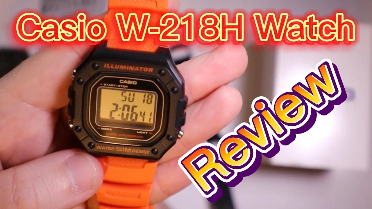 Casio W 218H Watch Review