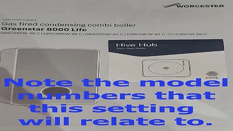 Worcester Boiler settings and how to top up water pressure