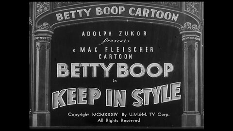 Betty Boop - Keep In Style (1934)