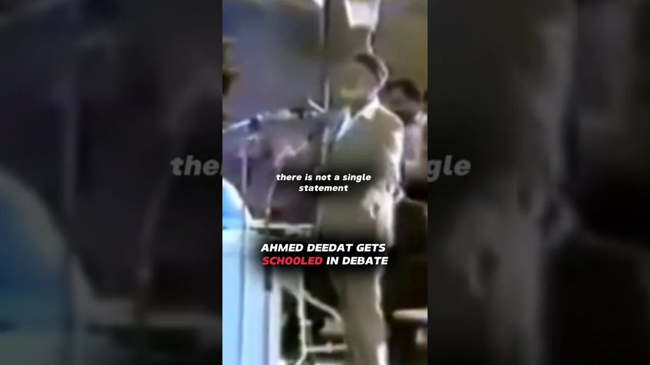 Ahmed Deedat GETS DESTROYED IN A DEBATE.. 🤯😱 #shorts #shortsvideo