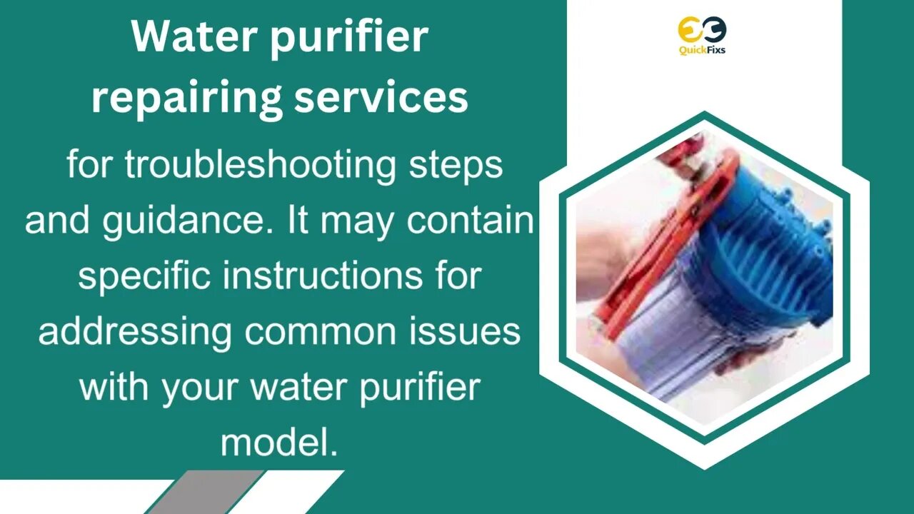 Water purifier cleaning service is Pimpri Chinchwad