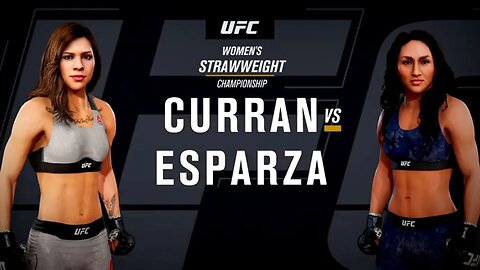 EA Sports UFC 3 Gameplay Carla Esparza vs Kailin Curran