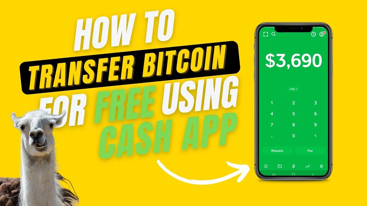 How to send Bitcoin (BTC) for FREE using Cash APP tutorial /walkthrough