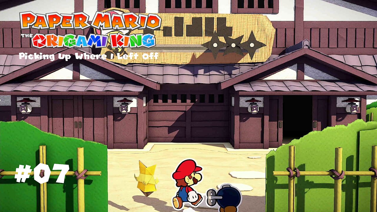 Paper Mario: The Origami King: Picking Up Where I Left Off - Part 7: House of Tricky Ninjas