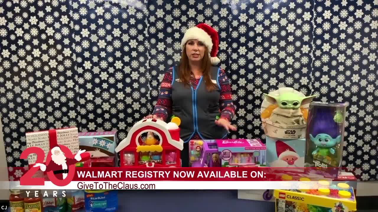 Walmart teaming up with Operation Santa Claus to make it easy to donate!