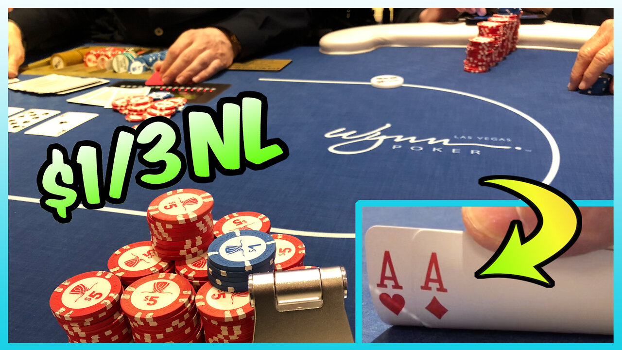 Hope you like... ALL-INS!!! Vegas Day 4, Poker vlog #15, 1/3 NL at the Wynn