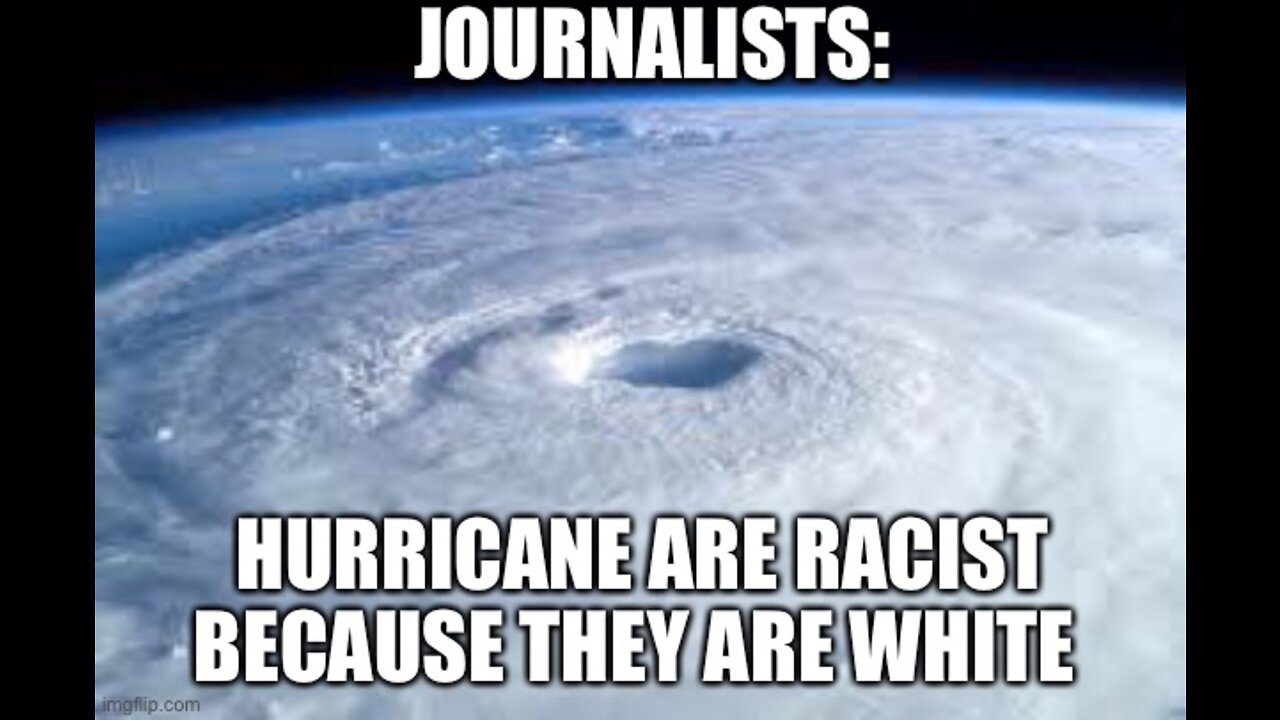 MEDIA DESPERATE TO MAKE HURRICANE RACIST.