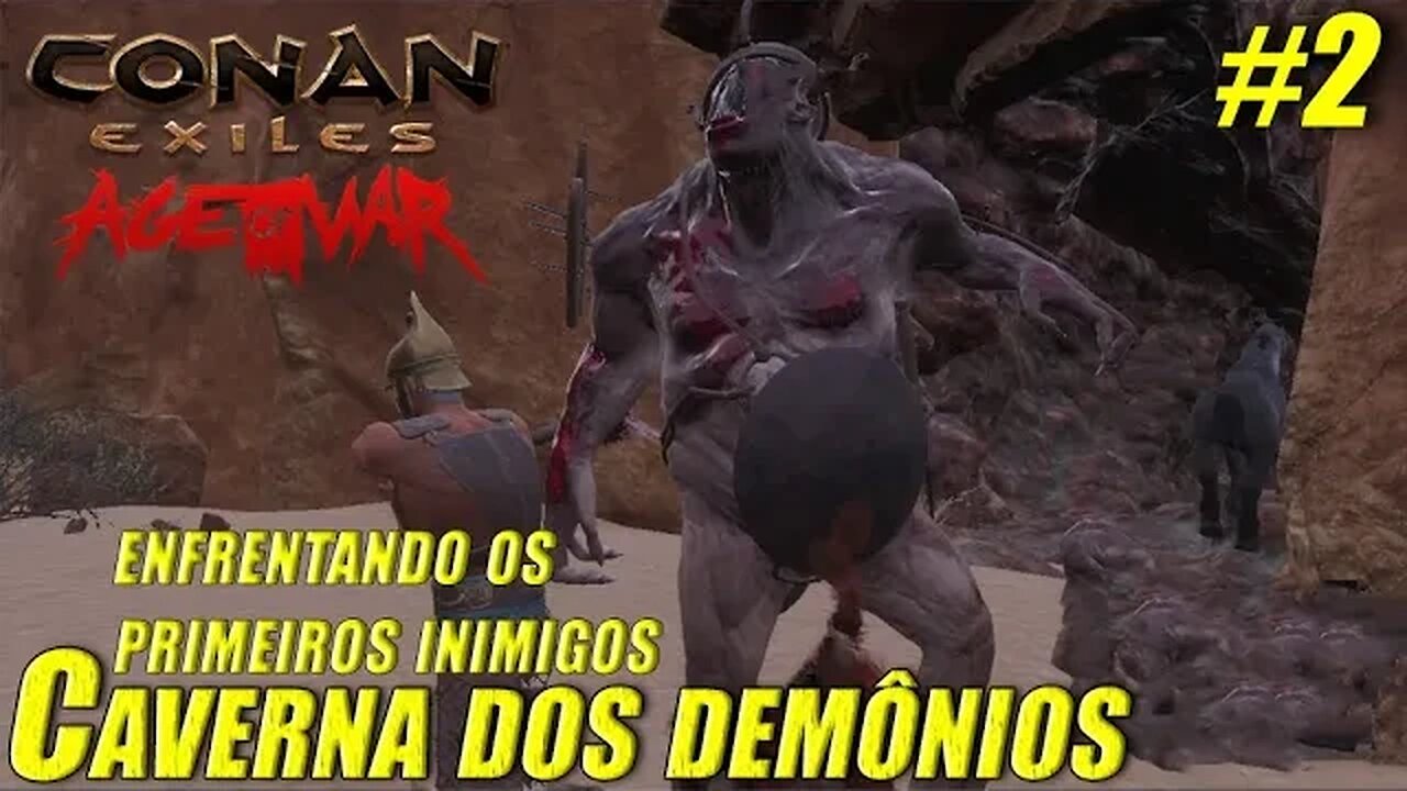 Aprendemos uma religião e adentramos a caverna dos demônios - Conan Exiles: Age Of War