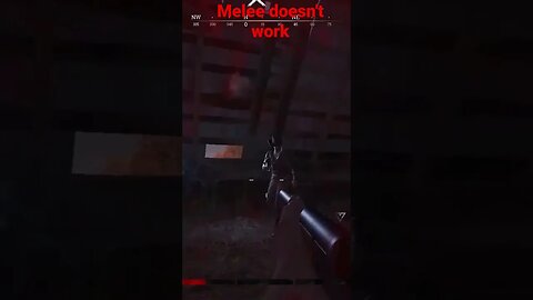 Melee doesn't work.. lol #huntshowdown #shorts